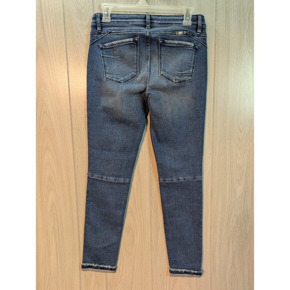 Kancan Womens Estilo Stretch Skinny Denim  blue Jeans Mid-Rise 5/26 - Picture 4 of 10